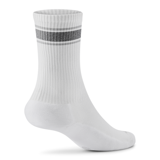 Anytime Crew Sock - Blizzard, Natural Grey Heather (Light Grey Sole)