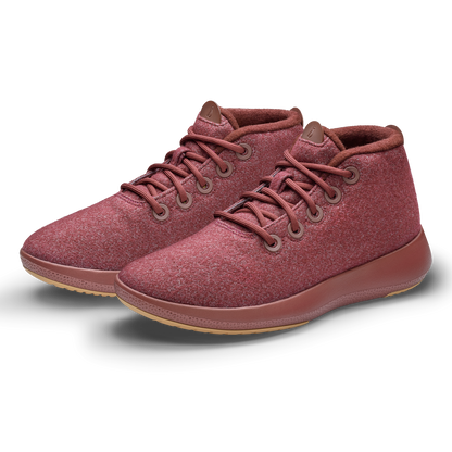 Men's Wool Runner-up Mizzles - Botanic Red (Botanic Red Sole)