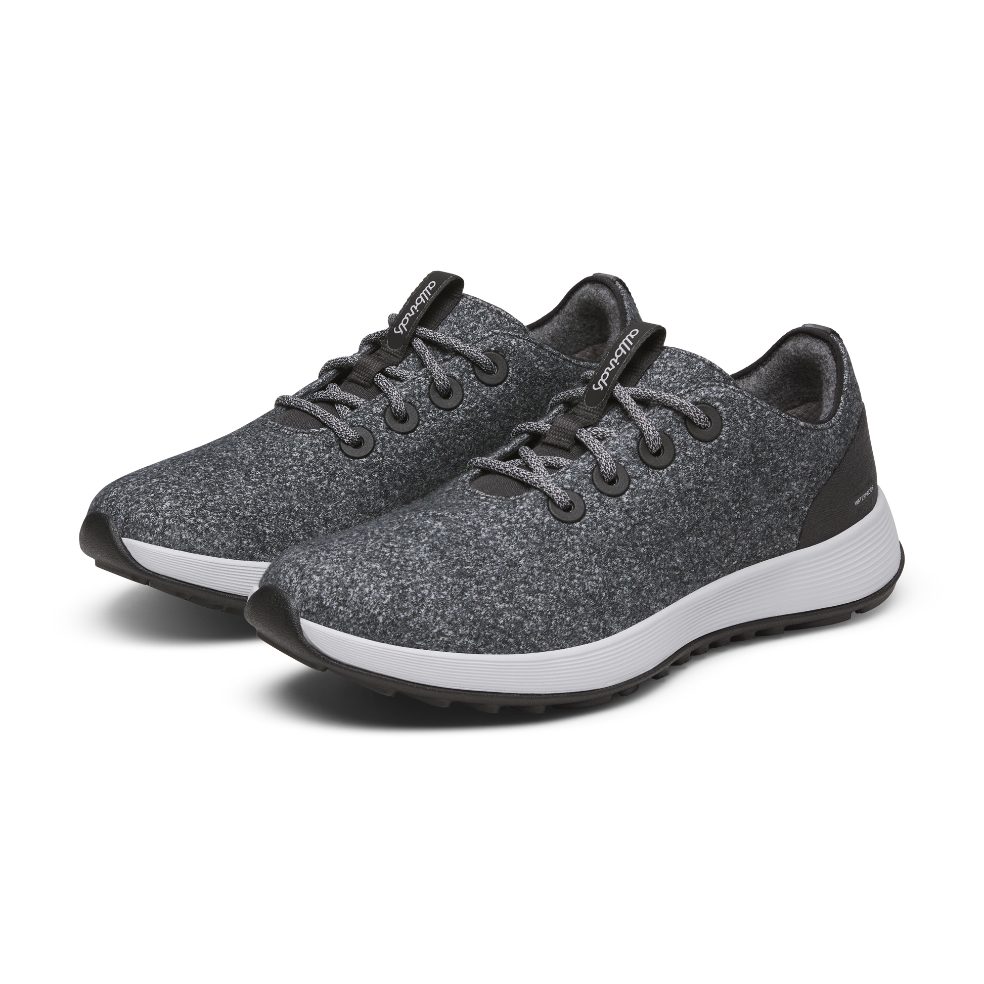 Women's Wool Runner NZ Waterproof - Dark Grey (Light Grey Sole)
