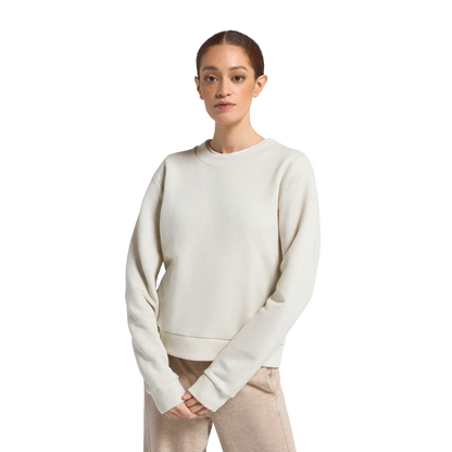 Women's Merino Blend Sweatshirt - Natural White