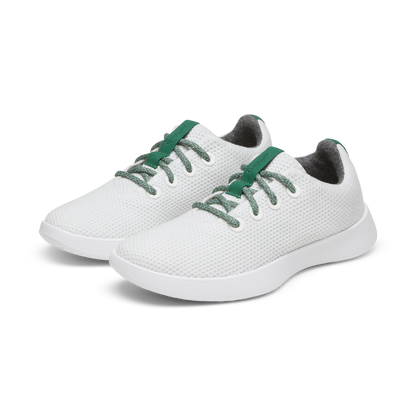 Women's Tree Runner NZ - Blizzard/Verdant Green (Blizzard Sole)