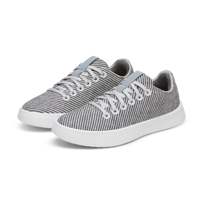 Women's Canvas Cruiser - Deep Navy Stripes (Blizzard Sole)